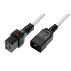 MicroConnect Powercord C19 IEC Lock - C20